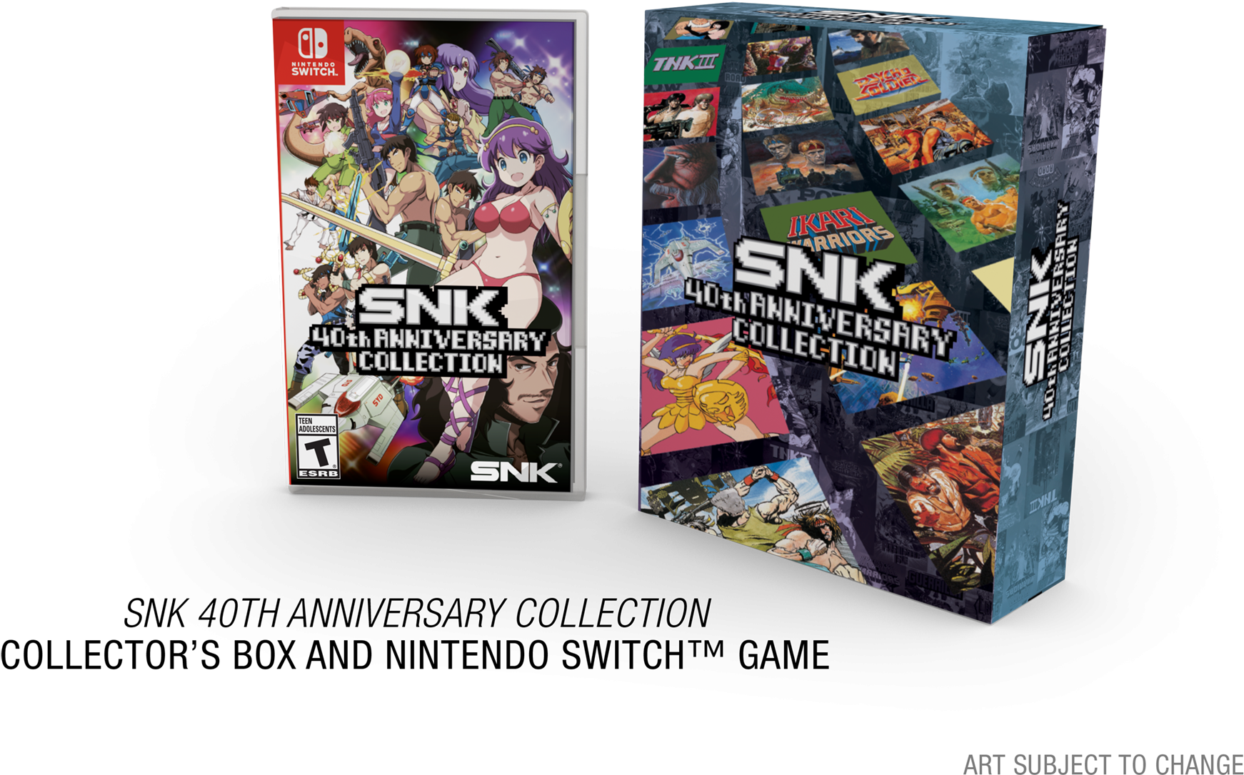 Snk 40th Anniversary Collection Limited Edition - Snk 40th Anniversary Collection Limited Edition Box (1920x1242), Png Download