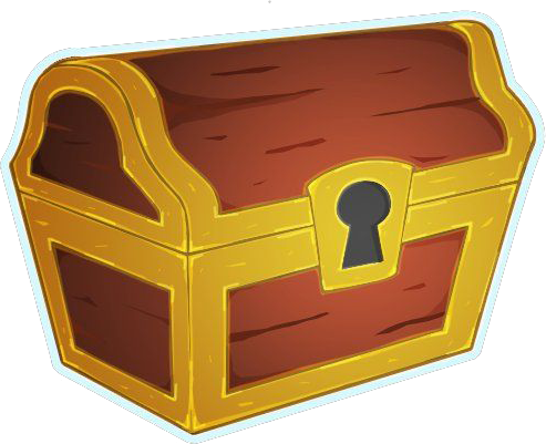 Treasure Chest - Wood (493x401), Png Download