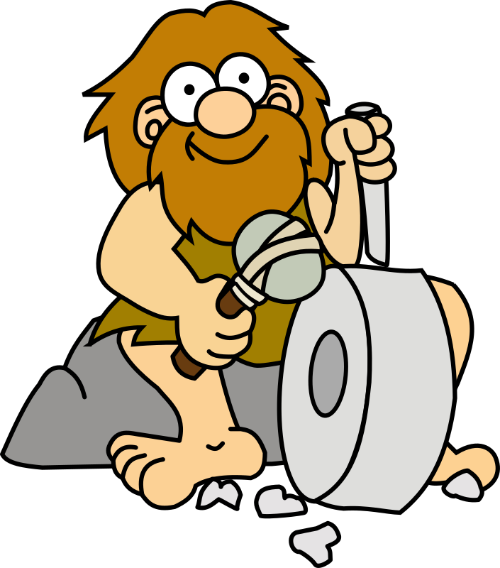 Caveman Clipart Jacked - Caveman Clipart (705x800), Png Download