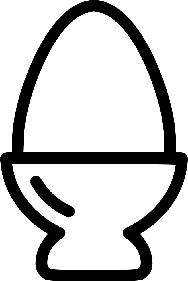 Boiled Egg Comments - Boiled Egg Icon Png (656x980), Png Download