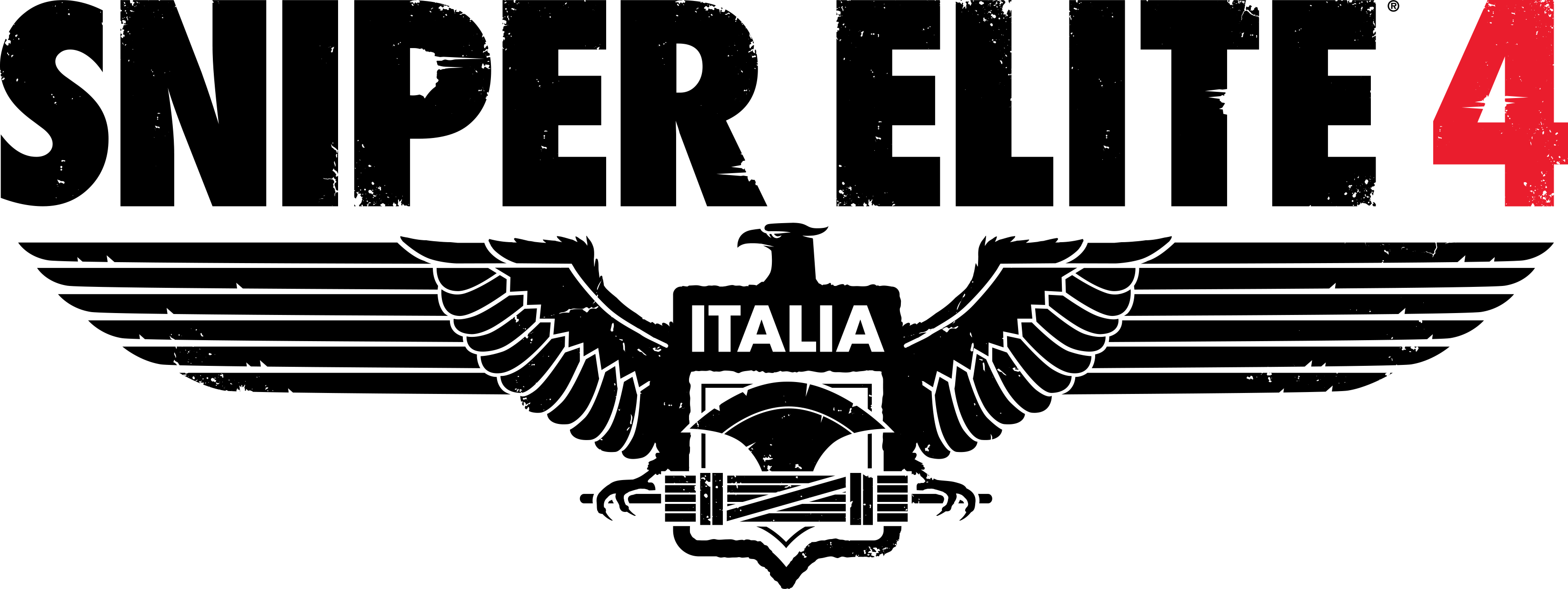 Sniper Elite 4 Logo (3293x1238), Png Download