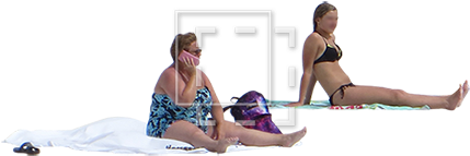 Parent Category - Beach Women Png (450x450), Png Download