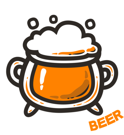 My Pot Of Gold Beer - Illustration (571x495), Png Download