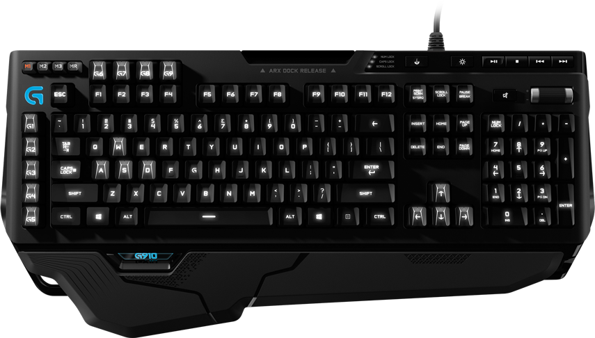 Keyboard - Logitech Orion Spark (855x486), Png Download