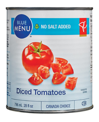2427918 - Diced Tomatoes Can Canada (420x420), Png Download
