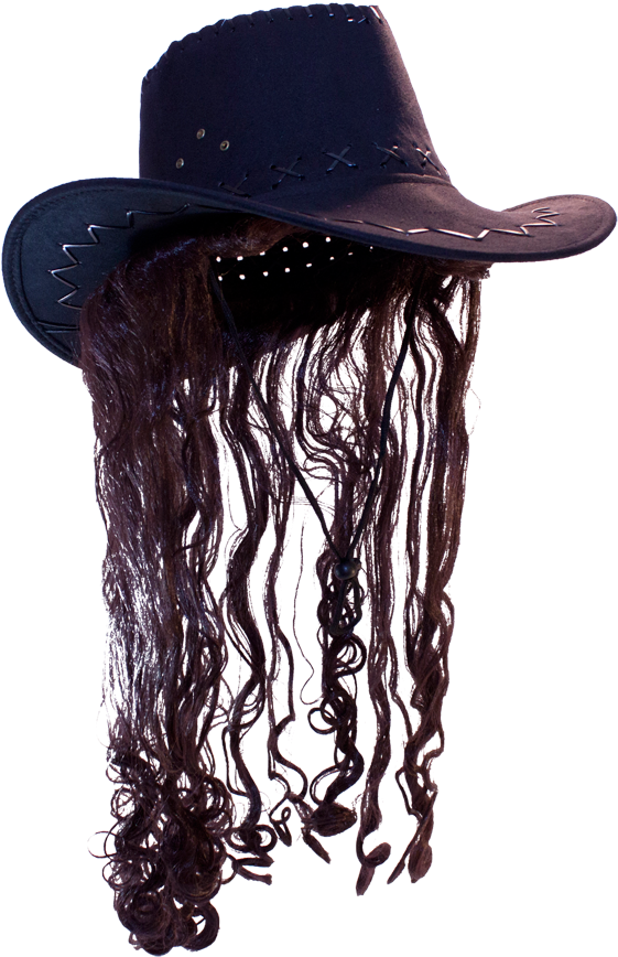 14372 Black Hat Blac - Png Hair Images Boy (600x926), Png Download