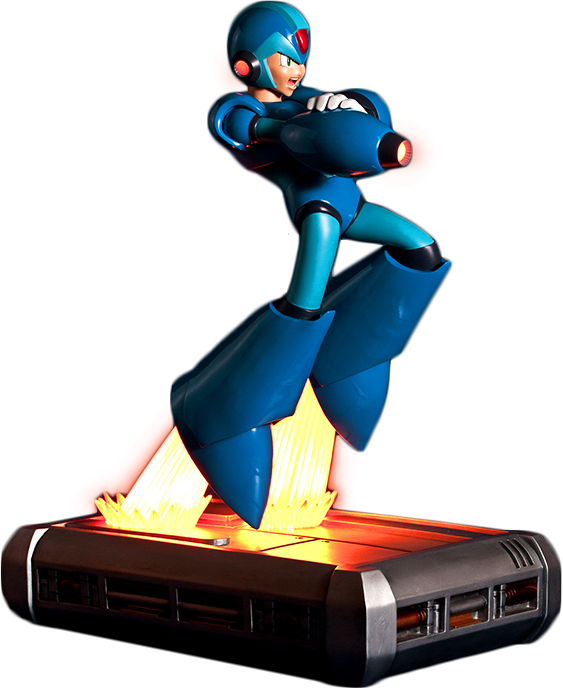 Megaman X 17" Statue - Mega Man: X - X 1:5 Scale Statue (563x688), Png Download