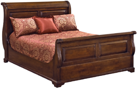 Coventry Sleigh Bed Queen - Pennsylvania (478x289), Png Download