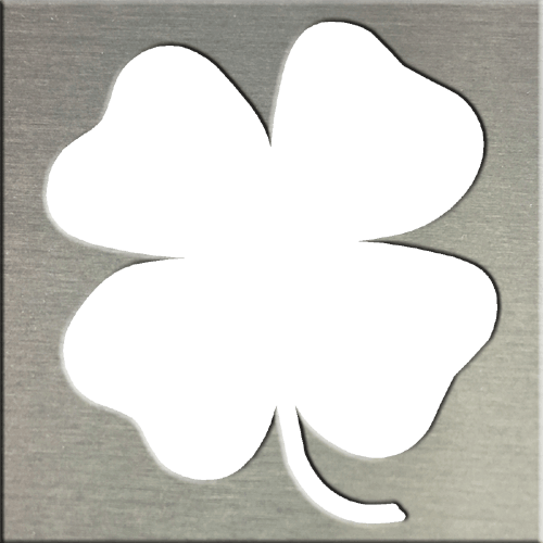 4-leaf Clover - Butterfly (500x500), Png Download