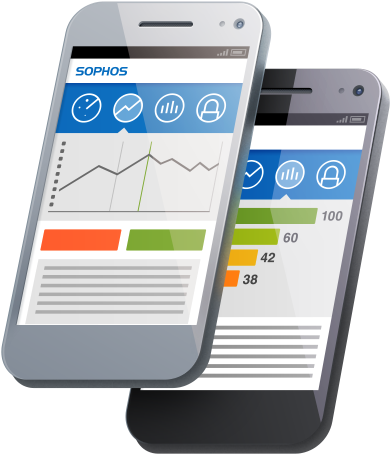 Mobile Security For Android - Sophos (561x490), Png Download