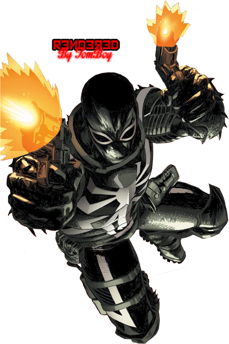 #agent #venom #fan #art - Venom Flash Thompson Art (800x1214), Png Download