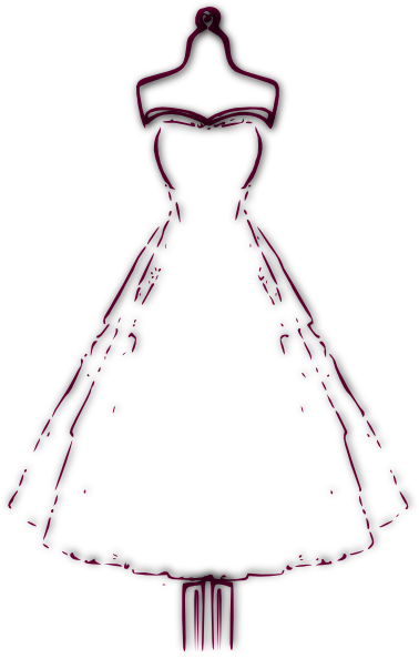Vintage Dress Svg Clip Arts 378 X 594 Px (378x594), Png Download