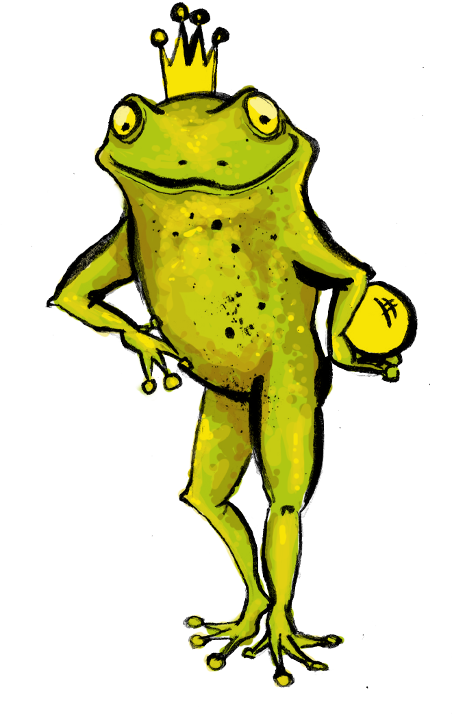 Frog King - Mink Frog (800x1200), Png Download