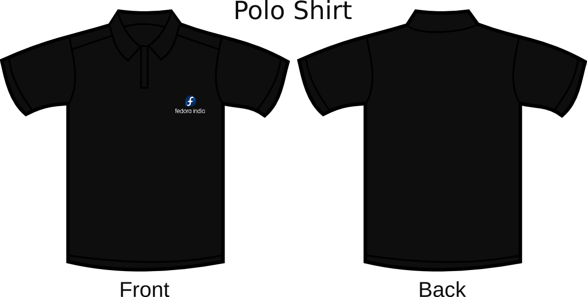 Fedora India T - Pink Polo Shirt Template (1200x607), Png Download