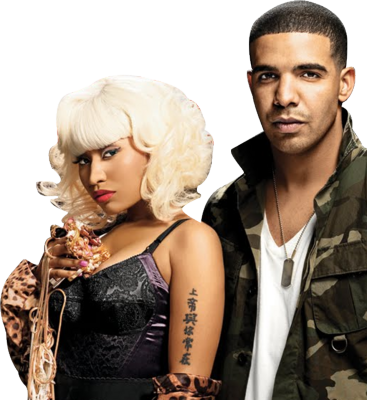 Are Drake And Nicki Minaj - Xxl Drake And Nicki (367x400), Png Download