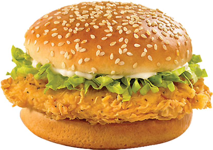 Burger Png For Free Download On - Chicken Burger Png (490x390), Png Download