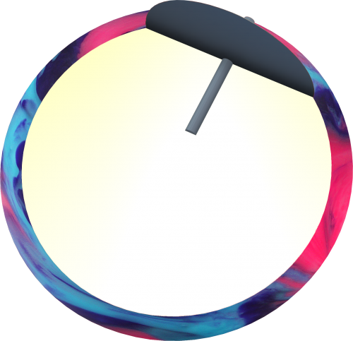 Columbia White Dot Cotton Candy Bowling Ball (500x483), Png Download