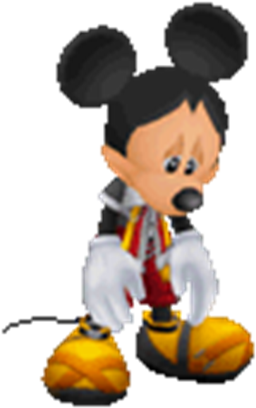 Mickey Talk Sprite Khrec - Kingdom Hearts Mickey Sad (408x633), Png Download