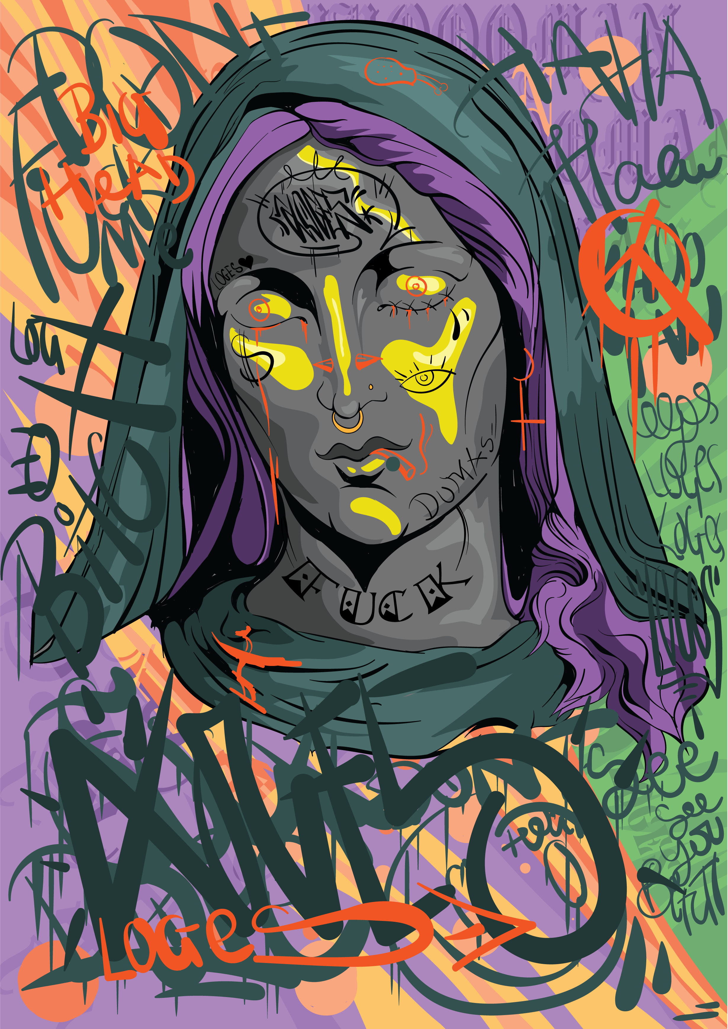 Pin By Ink Studio On Poster - Drawing (2459x3475), Png Download