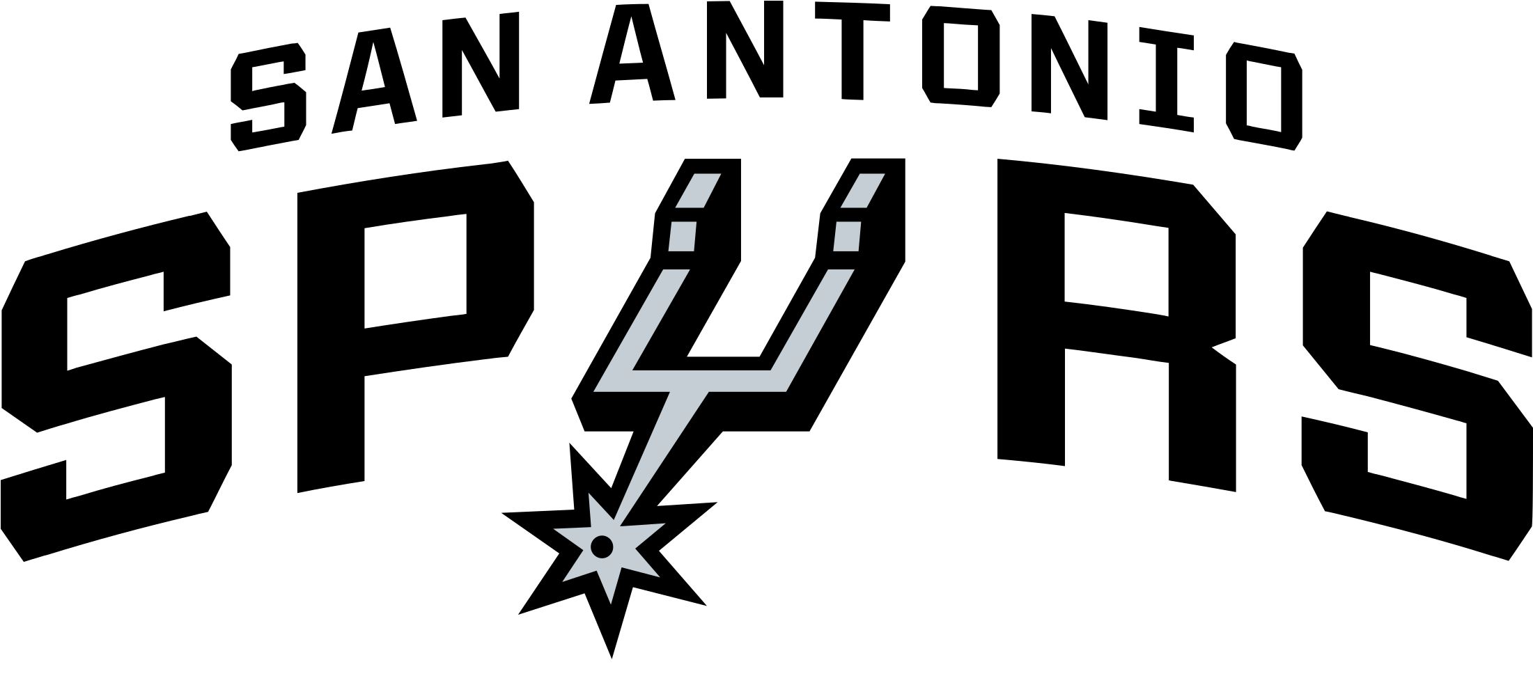San Antonio Spurs Png (2400x993), Png Download