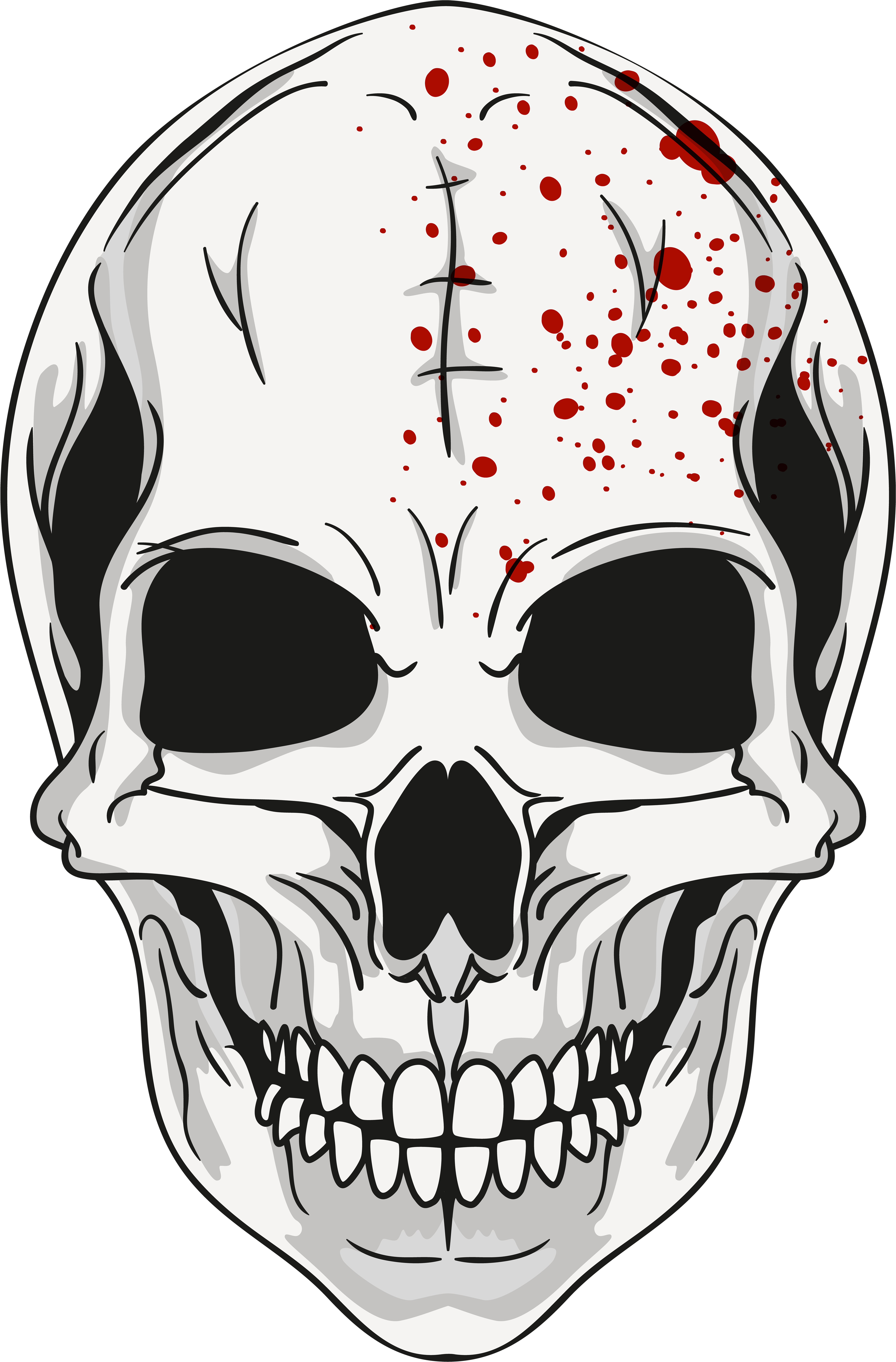 Halloween Skull Png Clip Art Image - Buccaneer Invasion (5263x8000), Png Download