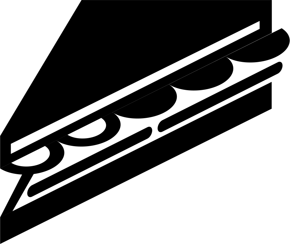 Png File - Sandwich Icon Png (981x828), Png Download