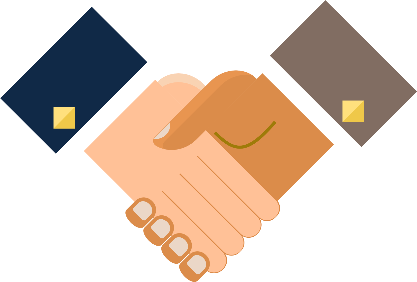 Handshake - Customer-relationship Management (1681x1157), Png Download