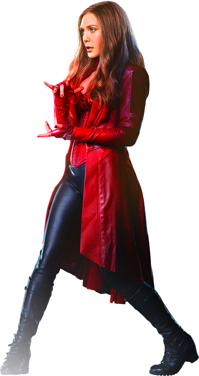 Scarlet Witch Transparent Png - Scarlet Witch Transparent (652x1226), Png Download