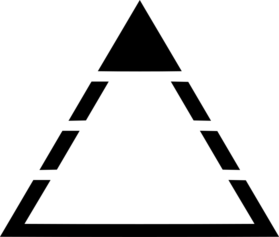 Head Triangle Pyramid Comments - Triangle Clock Clipart (980x832), Png Download