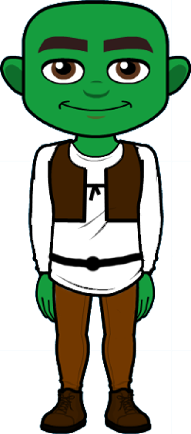 Bitmoji Shrek - Shrek Bitmoji (640x1454), Png Download