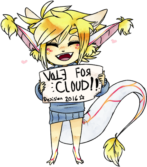 “ I Decided To Finish It Vote 4 Derg 2016 ” - Cartoon (500x625), Png Download