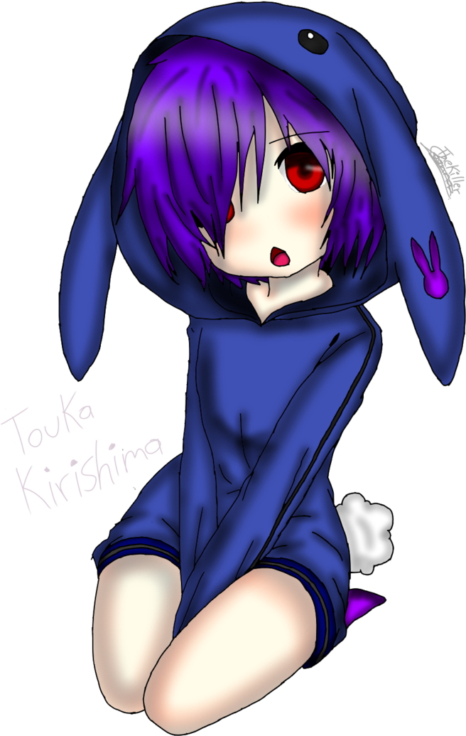 Kawaii Kirishima By Annacupcake On Deviantart - Imagenes De Touka Kawaii (752x1063), Png Download