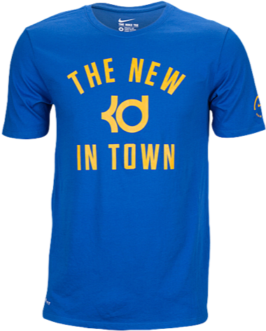 Men's Nike Golden State Warriors Kevin Durant The New - Tech T-shirt (500x500), Png Download