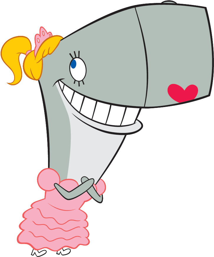Image Krabs The Whale Squarepants Nickelodeon Tv - Pearl Spongebob (737x897), Png Download