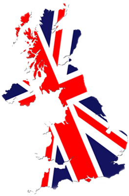 Uk Map Flag - Britain Map Flag (400x400), Png Download