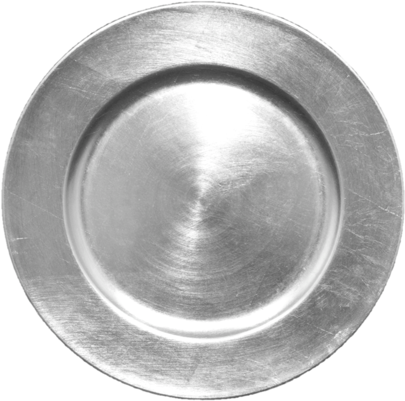 Silver Acrylic - Silver Acrylic Beaded Charger Plates (1000x897), Png Download