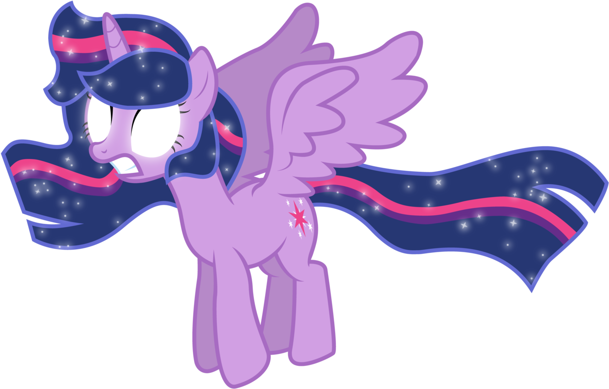 Frenchifries, Ethereal Mane, Female, Glowing Eyes, - Twilight Sparkle Long Mane (1280x815), Png Download