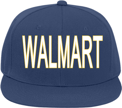 Walmart Flat Bill Fitted Hats 123 969 123 9692050 Custom - Walmart Flat Bill Hat (428x400), Png Download