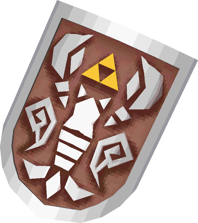 Zelda Phantom Hourglass Shield (671x754), Png Download