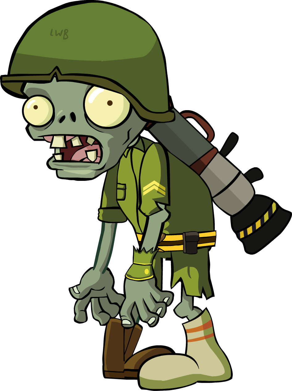 Plants Vs Zombies Png File - Walls 360 Plants Vs Zombies 2 Wall Decal Conehead Zombie (946x1267), Png Download