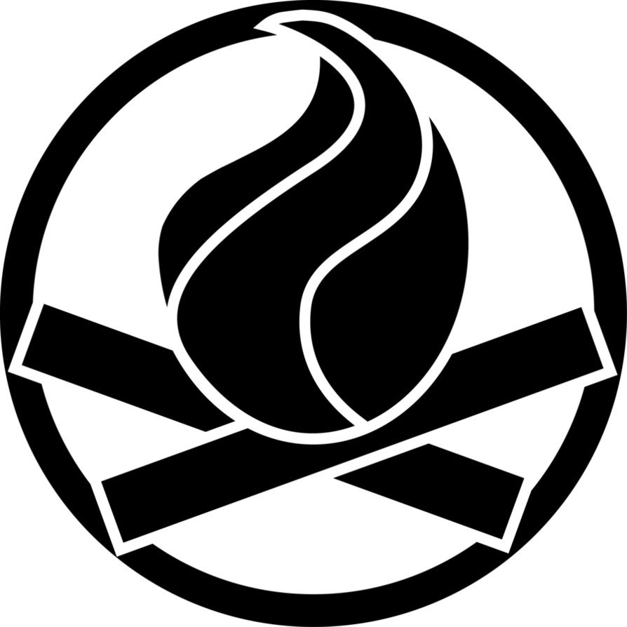 Campfire Game Icon By Inkedicon On Deviantart Clipart - Campfire Silhouette Clipart Png (894x894), Png Download