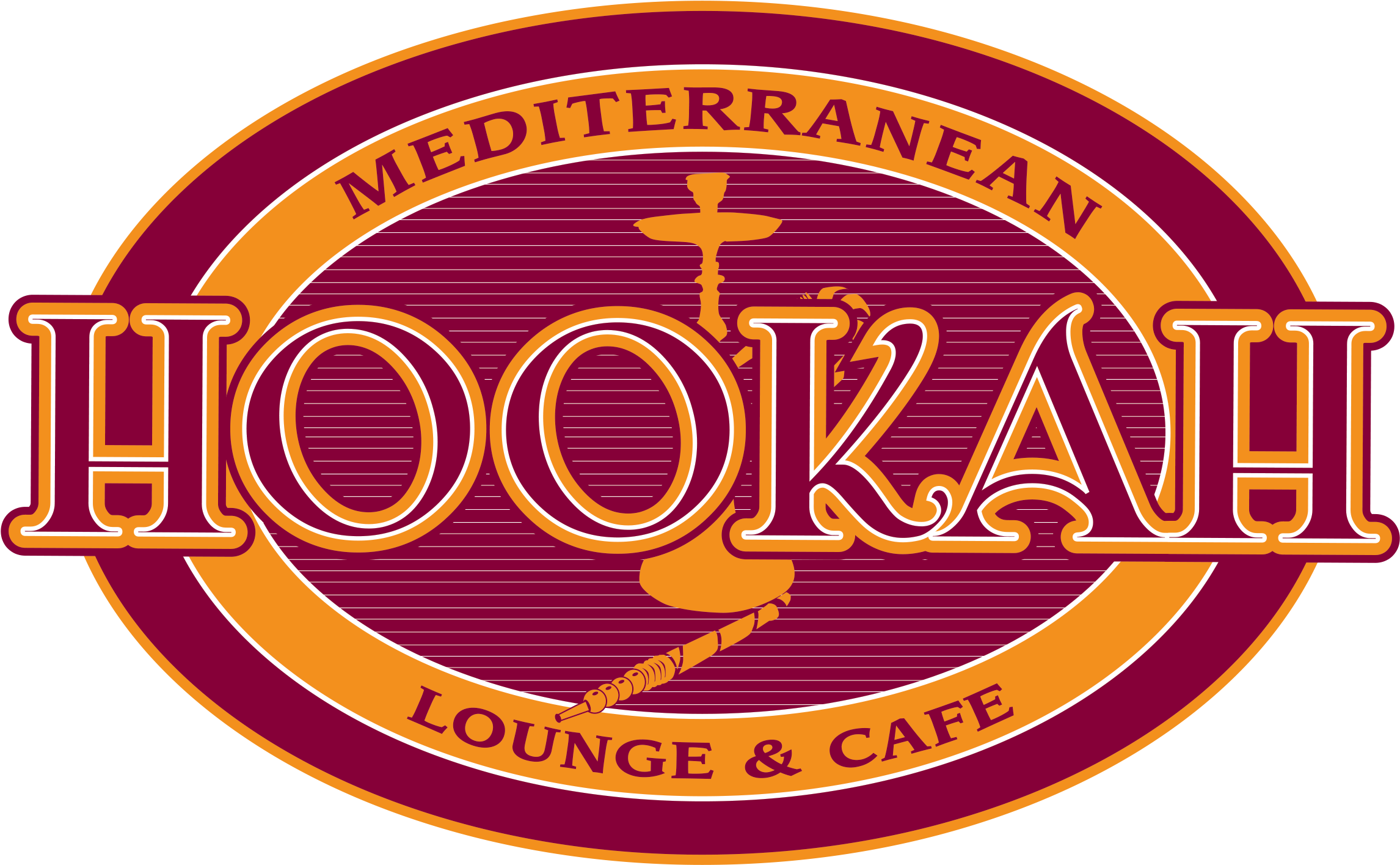 Mediterranean Hookah Lounge - Circle (2307x1472), Png Download