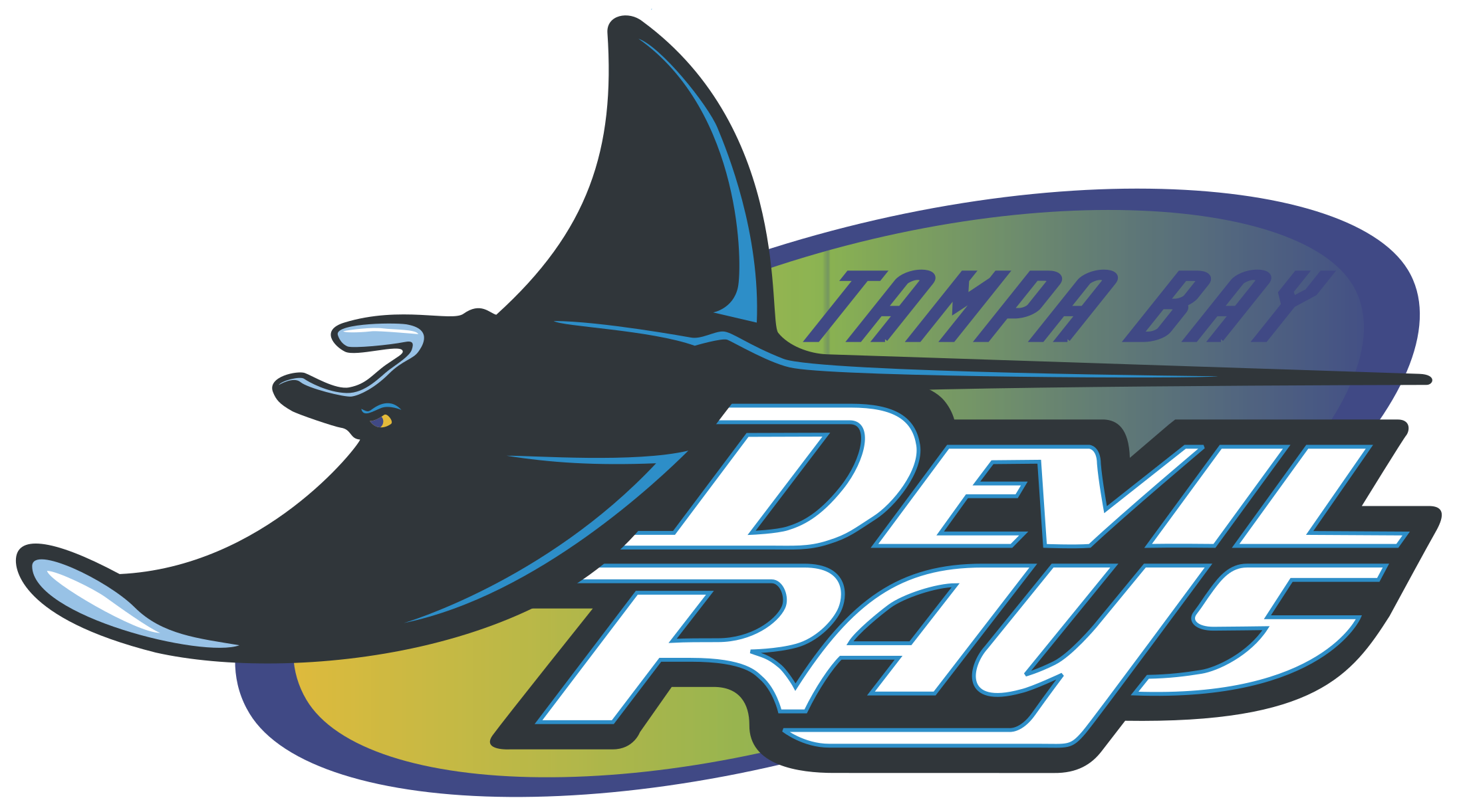 Tampa Bay Devil Rays Logo Png Transparent - Tampa Bay Rays (2400x2400), Png Download