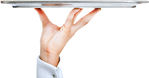 Chef - Chef Hand (504x264), Png Download