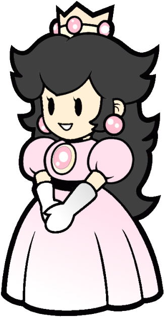 Princess Peach Clipart Transparent Tumblr - Princesa De Mario Bros Para Colorear (500x708), Png Download