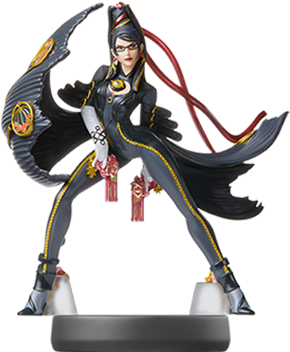 Cloud Strife Ssb4 Release Date - Amiibo Bayonetta Player 2 (380x408), Png Download