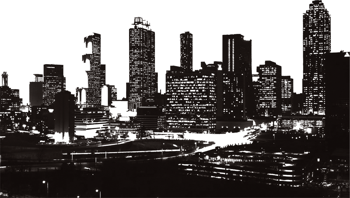 City Png - Atlanta Skyline Png (1204x682), Png Download