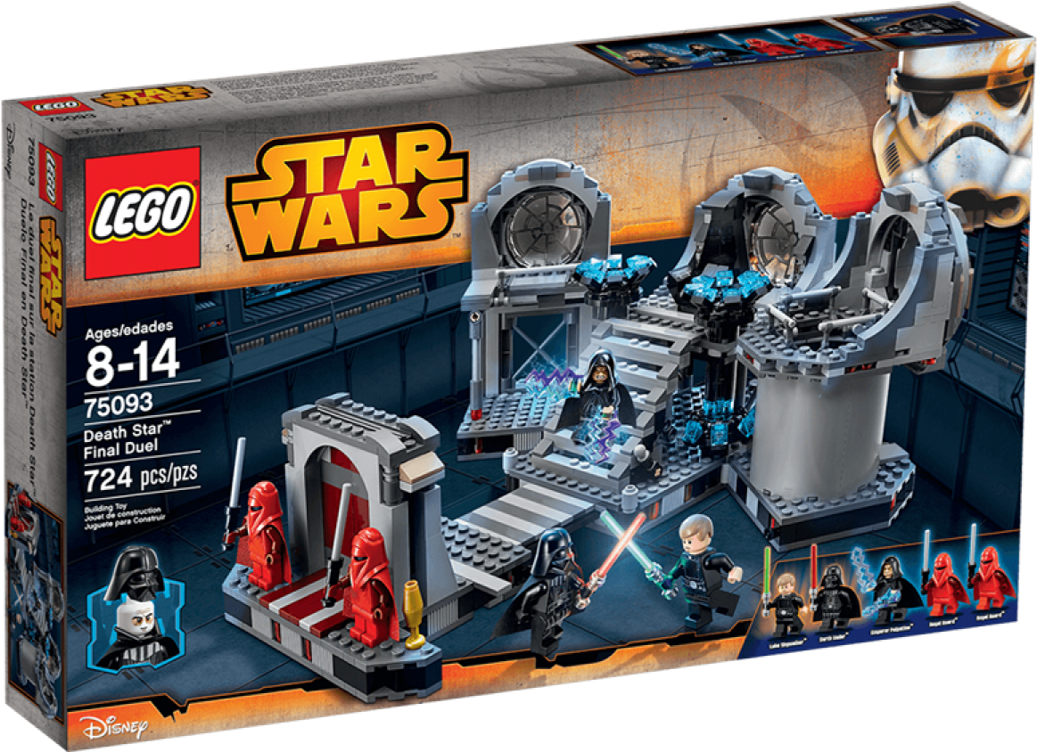 Lego 75093 Death Star Final Duel (1500x1500), Png Download