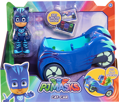 Pj Masks Vehicle Toy - Carrinho Do Menino Gato (620x435), Png Download