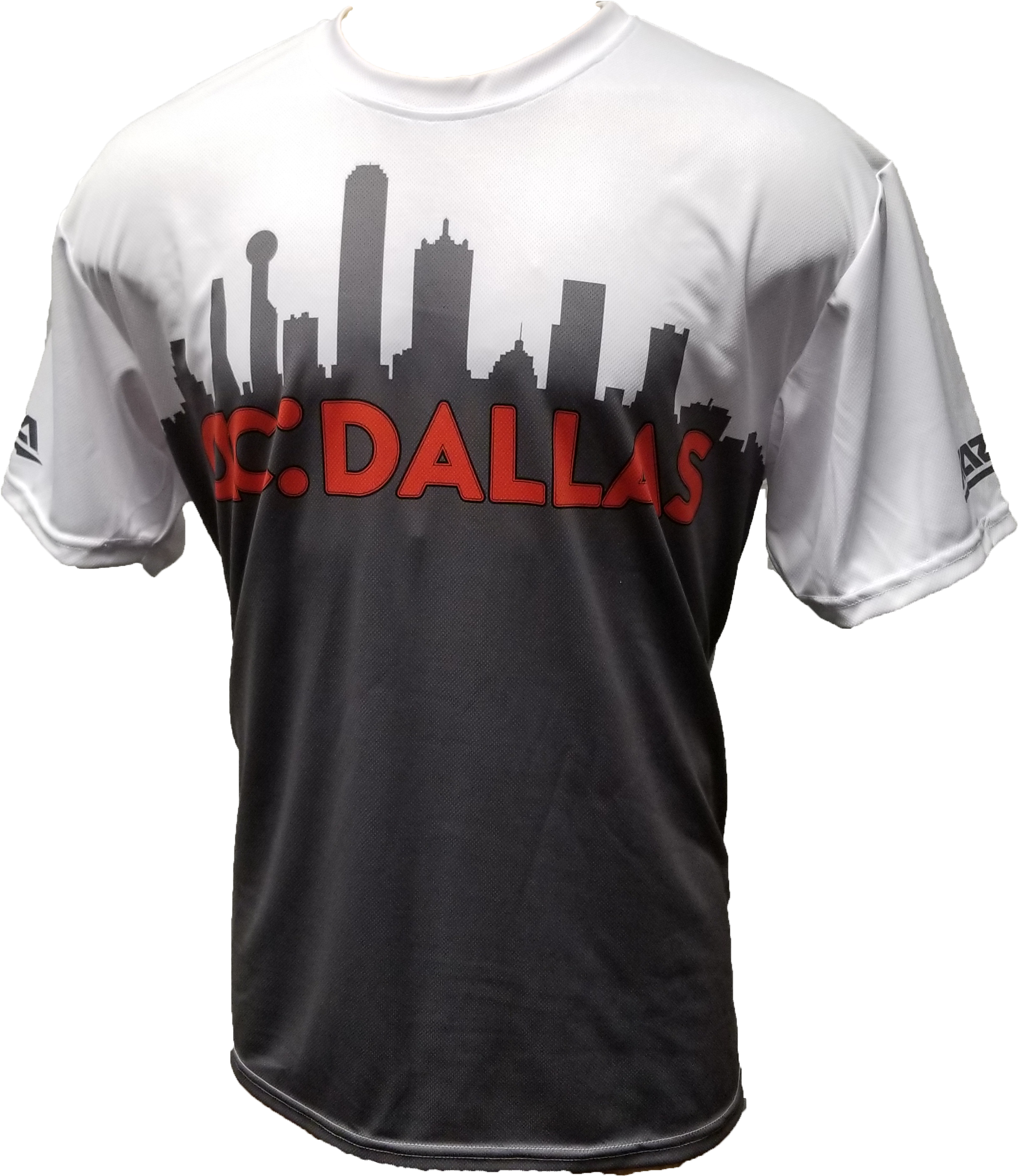 Ac Dallas City Skyline Tech Shirt - Dallas (2232x2536), Png Download